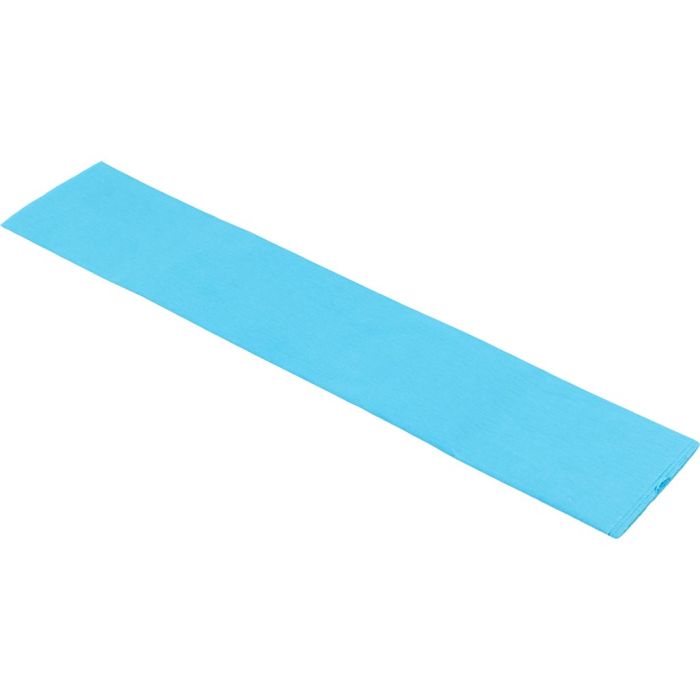 Papier Crépon, feuille 50x250 cm, 22 gr, turquoise, 1 pli/ 1 Pq.