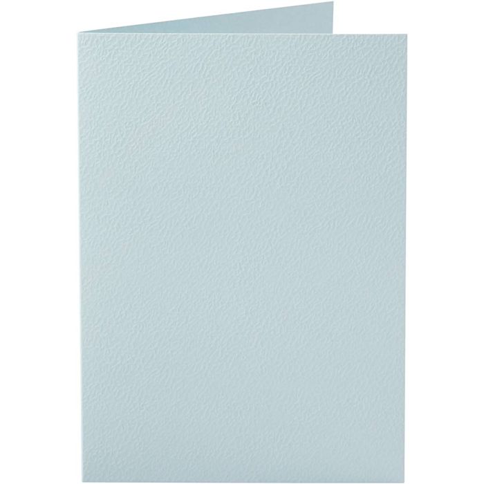 Cartes, dimension carte 10,5x15 cm, 220 gr, bleu clair, 10 pièces/ 1 Pq.