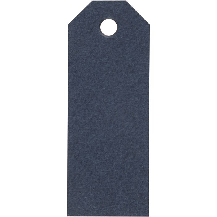 Étiquettes en carton, dim. 3x8 cm, 220 gr, bleu, 20 pièces/ 1 Pq.
