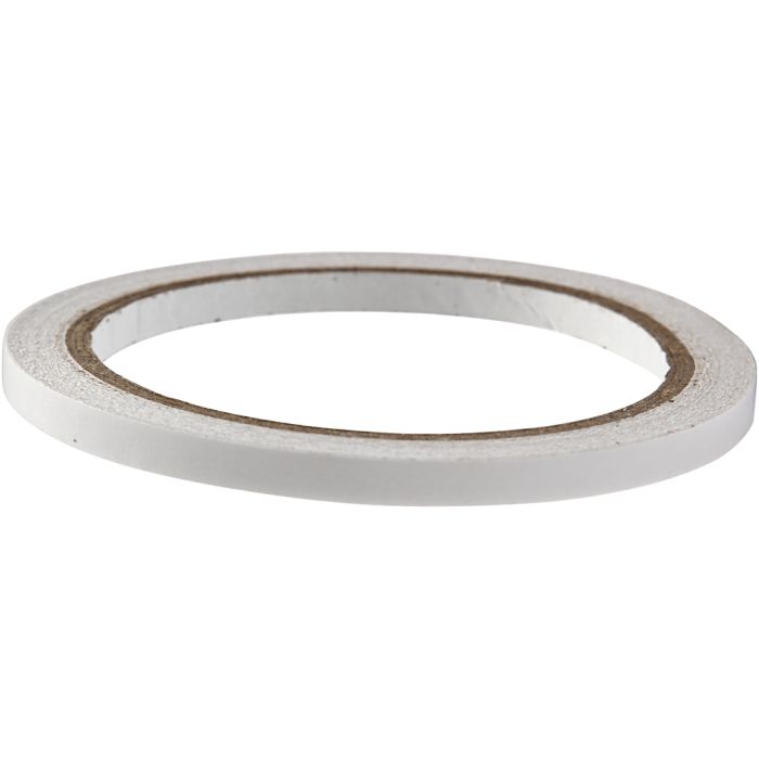 Ruban Adhésif Double Face, L : 6 mm, 10 m/ 1 rouleau