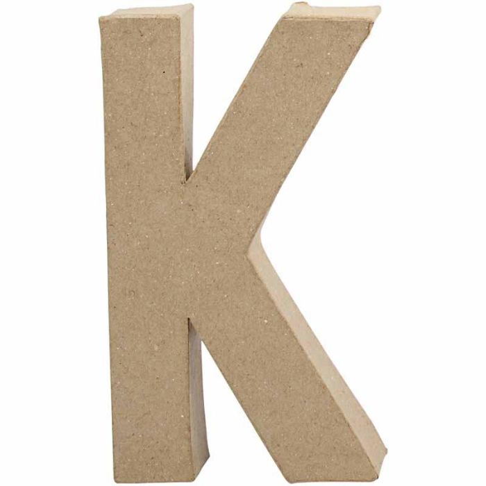 Lettre, K, H : 20,3 cm, L : 11,5 cm, ép. 2,5 cm, 1 pièce
