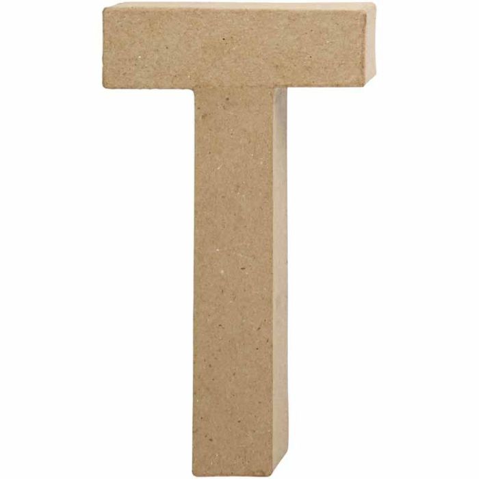 Lettre, T, H : 20,5 cm, L : 11 cm, ép. 2,5 cm, 1 pièce