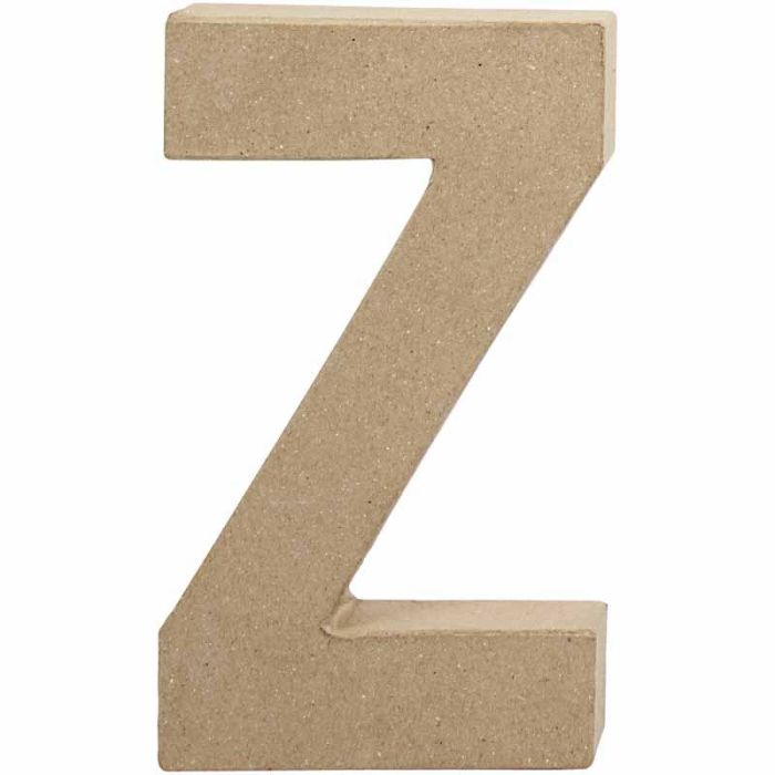 Lettre, Z, H : 20,2 cm, L : 11,2 cm, ép. 2,5 cm, 1 pièce