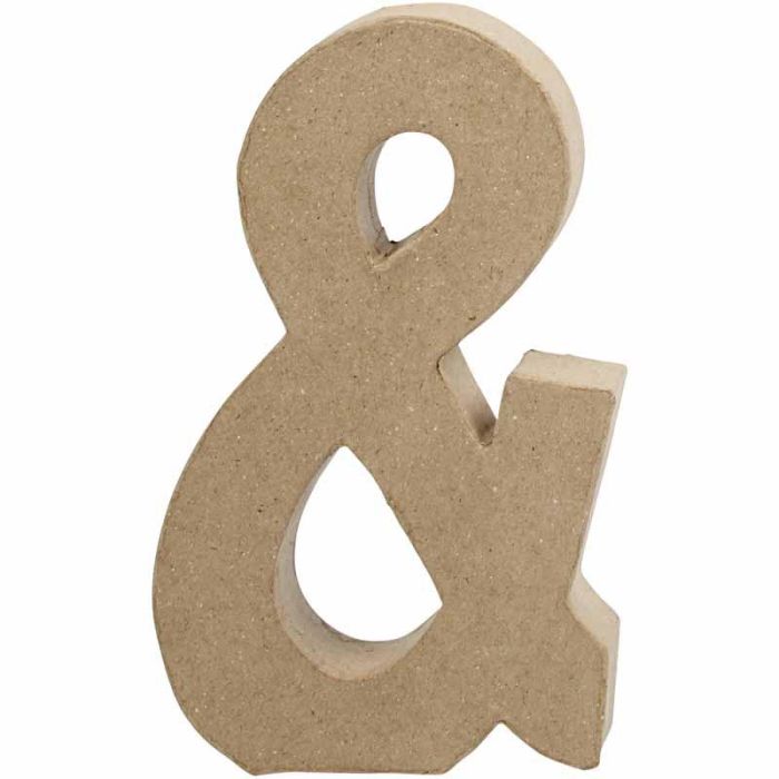 Signe, &, H : 19,9 cm, L : 11,5 cm, ép. 2,5 cm, 1 pièce