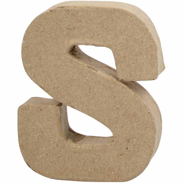 Lettre, S, H : 10 cm, L : 8 cm, ép. 1,7 cm, 1 pièce