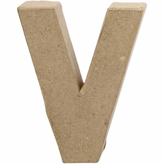 Lettre, V, H : 10 cm, L : 8 cm, ép. 1,7 cm, 1 pièce