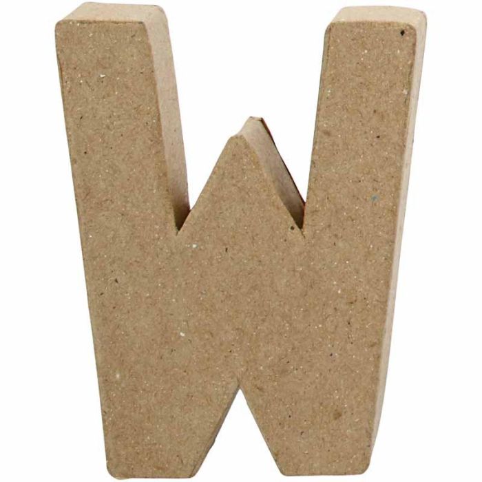 Lettre, W, H : 10 cm, L : 8,3 cm, ép. 1,7 cm, 1 pièce