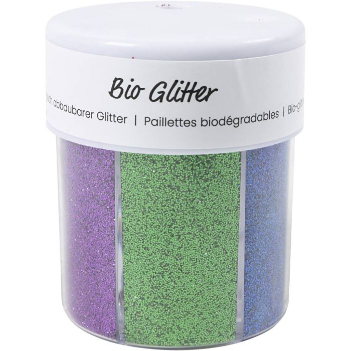 Biopaillettes, ass. de couleurs, 6x28 ml/ 1 boîte
