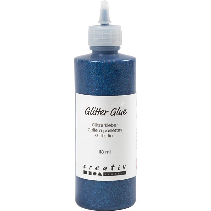 Colle à paillettes, bleu foncé, 118 ml/ 1 flacon