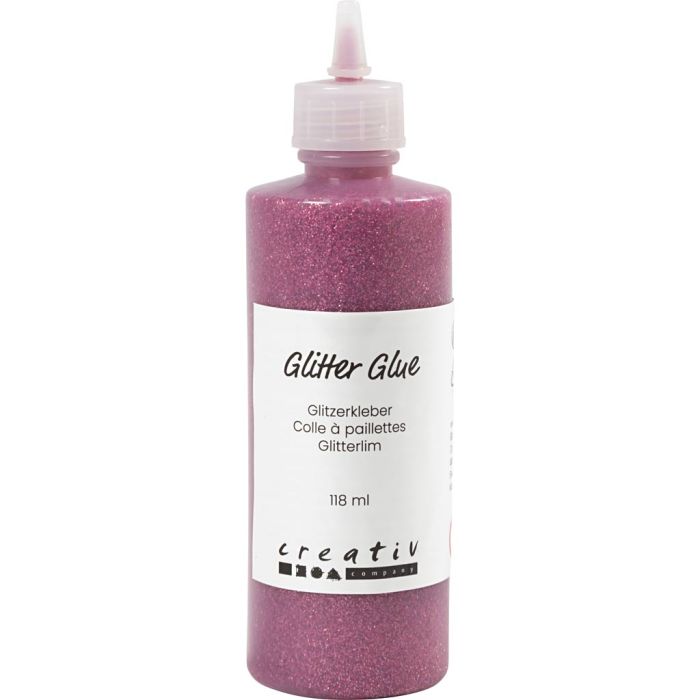 Colle à paillettes, rose, 118 ml/ 1 flacon