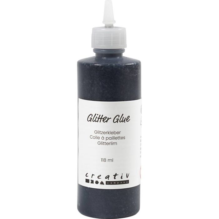 Colle à paillettes, noir, 118 ml/ 1 flacon