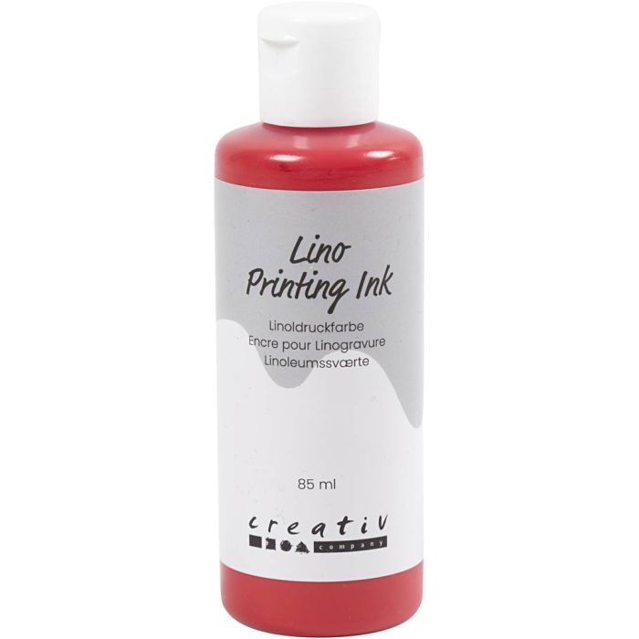 Encre pour Linogravure, rouge, 85 ml/ 1 flacon