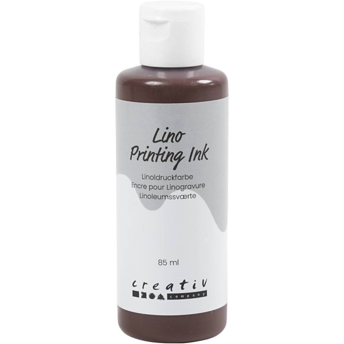 Encre pour Linogravure, brun, 85 ml/ 1 flacon
