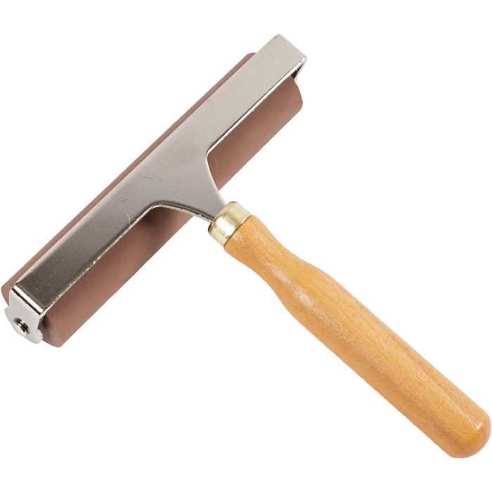 Rouleau en caoutchouc/rouleau pour linogravure, d 3 cm, L : 14,70 cm, 1 pièce