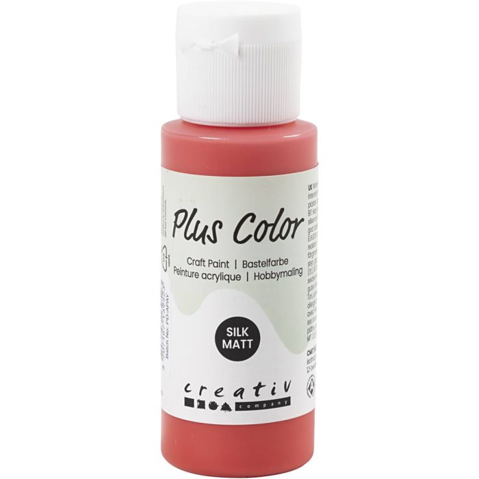 Peinture Acrylique Plus Color, crimson red, 60 ml/ 1 flacon