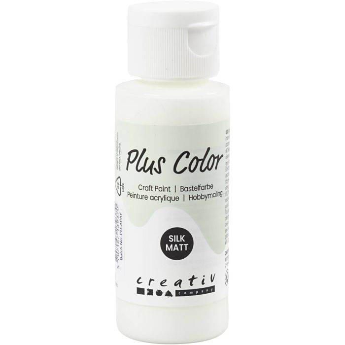 Peinture Acrylique Plus Color, blanc cassé, 60 ml/ 1 flacon