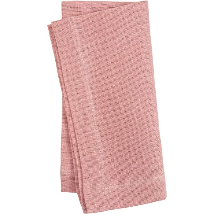 Serviettes en tissu, dim. 42x42 cm, 185 gr, rose, 2 pièces/ 1 Pq.