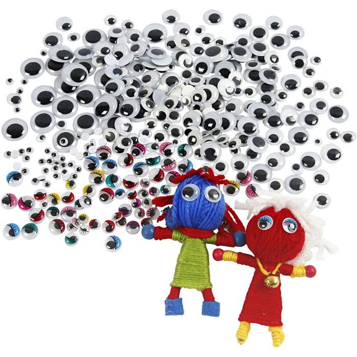 Yeux Mobiles, d 6-20 mm, 1700 pièces/ 1 Pq.