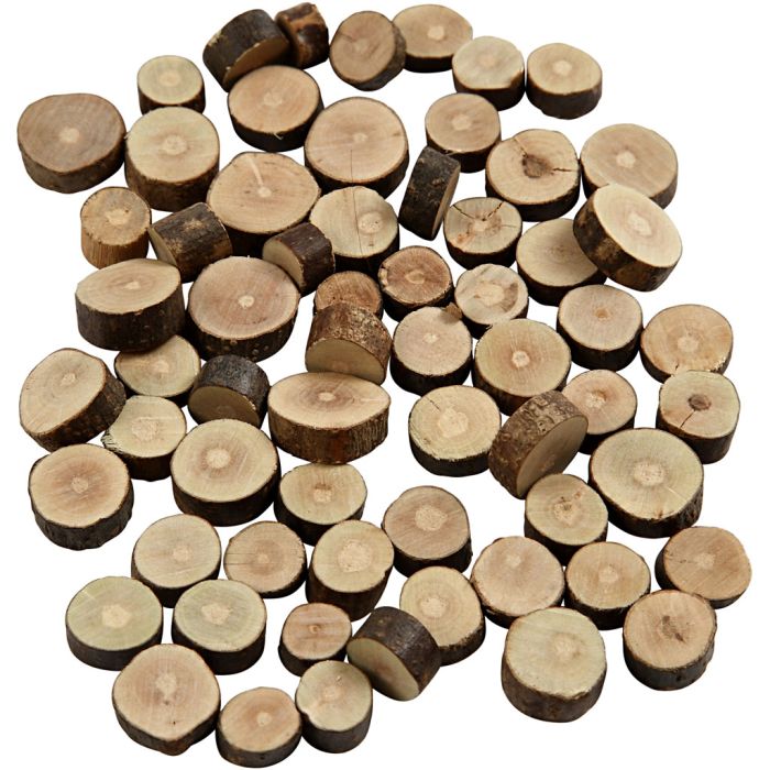 Mélange de bois, d 10-15 mm, ép. 5 mm, 230 gr/ 1 Pq.