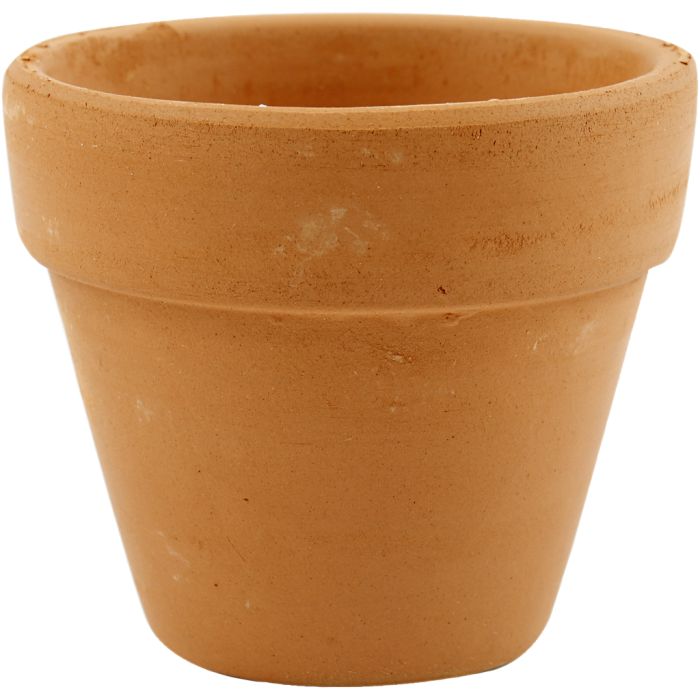 Pots de fleurs, H : 6,5 cm, d 7 cm, 24 pièces/ 1 Pq.