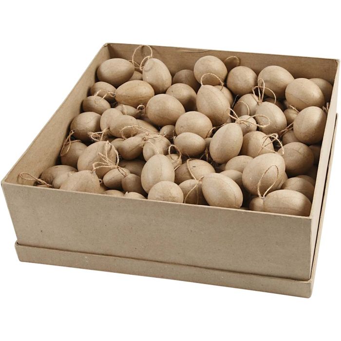Œufs, H : 3-4-5-6 cm, 140 pièces/ 1 Pq.