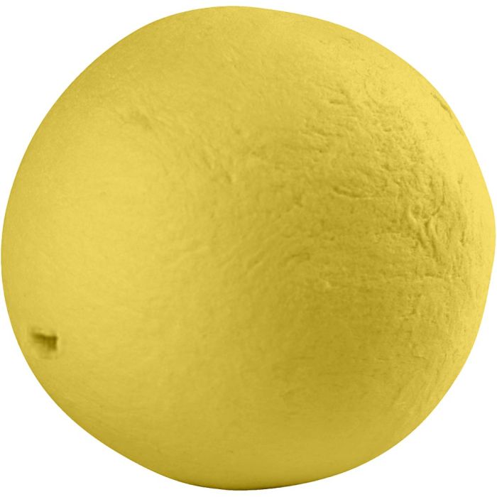 Boule d'ouate, d 30 mm, jaune, 50 pièces/ 1 Pq.