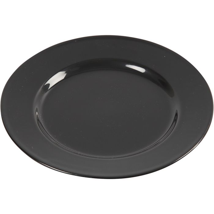Assiettes à dessert, d 19 cm, noir, 6 pièces/ 1 Pq.