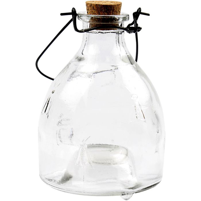 Piège à guêpes, H : 13 cm, d 8,5 cm, 1 pièce