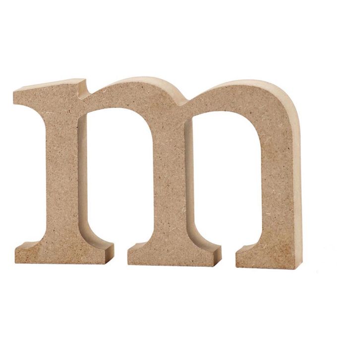 Lettre, m, H : 8 cm, ép. 2 cm, 1 pièce