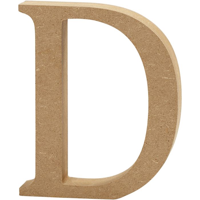 Lettre, D, H : 8 cm, ép. 1,5 cm, 1 pièce