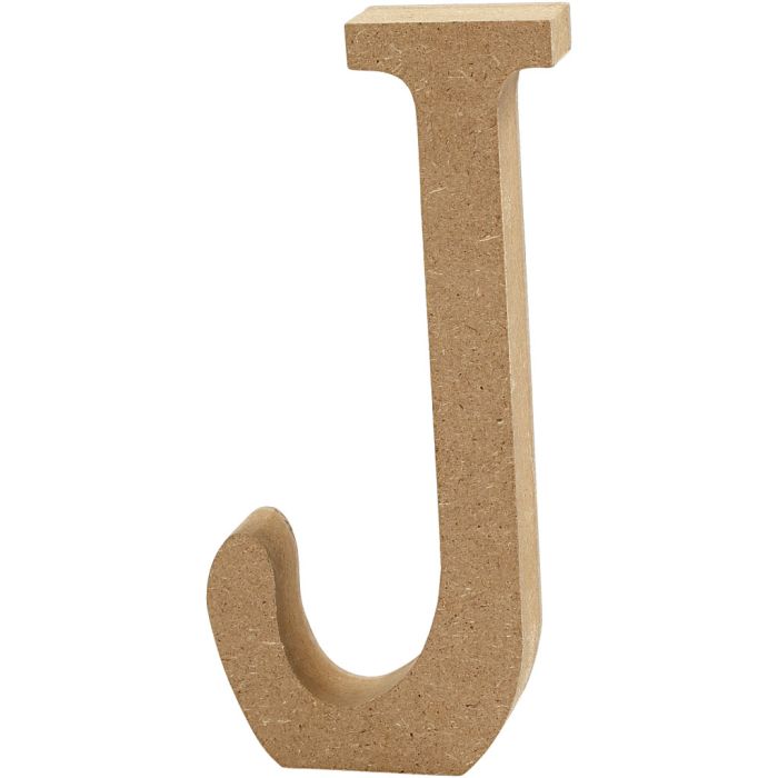 Lettre, J, H : 8 cm, ép. 1,5 cm, 1 pièce