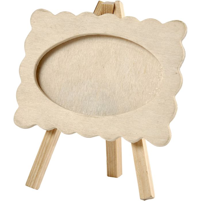 Cadre sur chevalet, dim. 13,2x11,5 cm, ép. 18 mm, 1 pièce