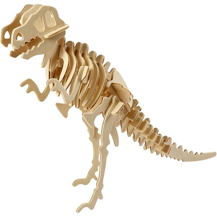 Figurine à assembler en 3D, Dinosaure, dim. 33x8x23 cm, 1 pièce