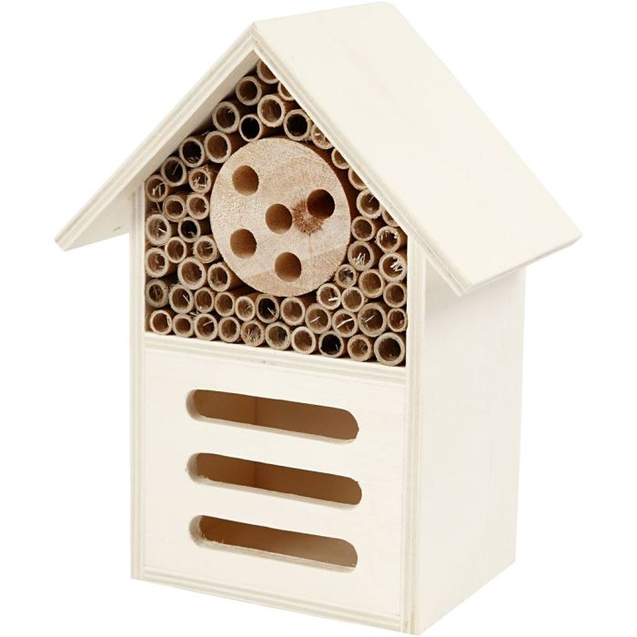 Hôtel à insectes, H : 18 cm, P: 9 cm, L : 14 cm, 1 pièce