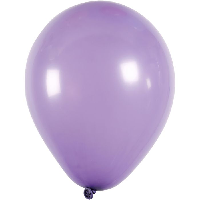 Ballons, d 23 cm, rond, violet, 10 pièces/ 1 Pq.