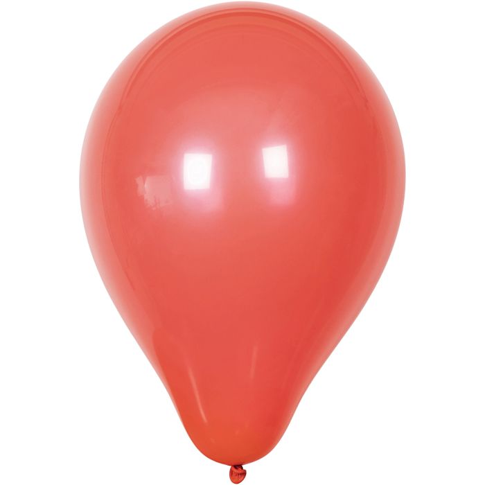 Ballons, d 23 cm, rond, rouge, 10 pièces/ 1 Pq.