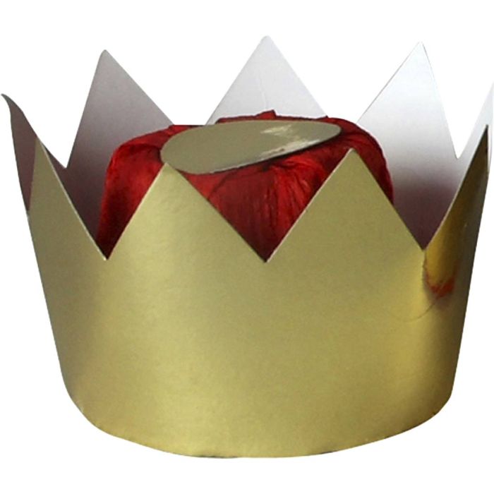 Couronne de reine, H : 7 cm, d 9 cm, or, 1 pièce