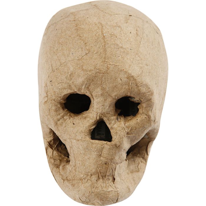 Masque tête de mort, H : 10 cm, 1 pièce
