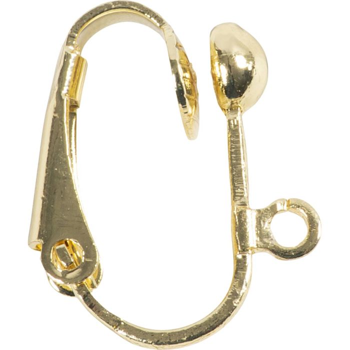 Boucles d'oreilles, dim. 16,5x1,5x1,6 mm, couleur or, 40 pièces/ 1 Pq.