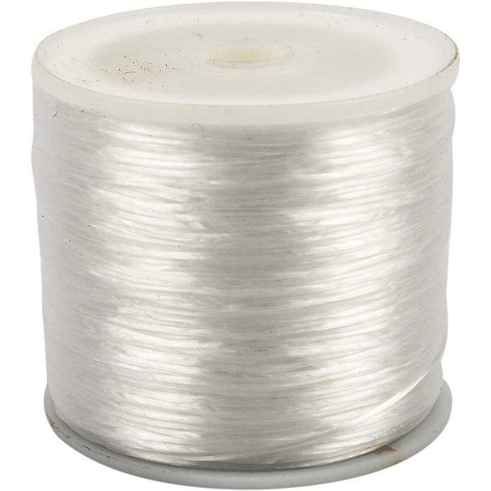 Cordon élastique, Plat, ép. 1 mm, 100 m/ 1 rouleau