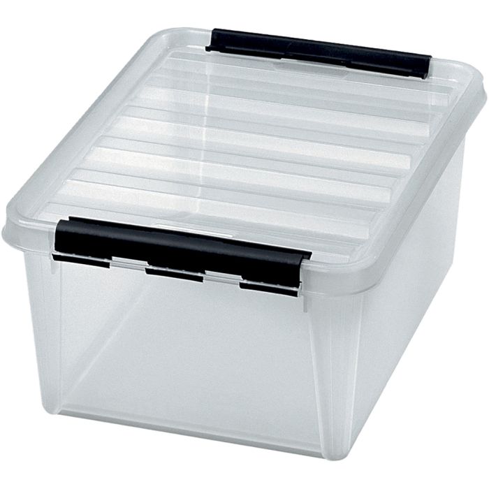 Boîte de rangement avec couvercle, dim. 40x30x18,5, 15 L, 1 pièce