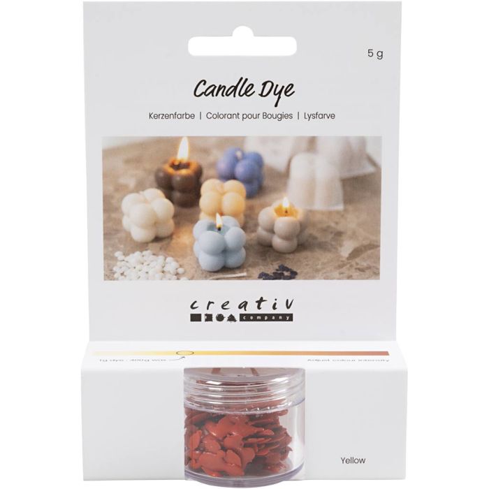 Colorant pour bougies, jaune, 5 gr/ 1 Pq.