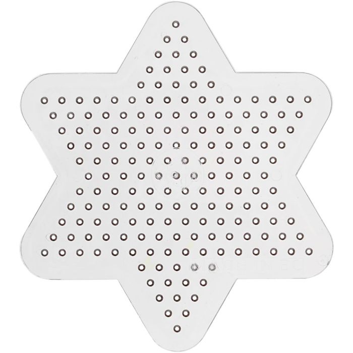 Plaques à picots, petite étoile, d 10 cm, medium, 10 pièces/ 1 Pq.