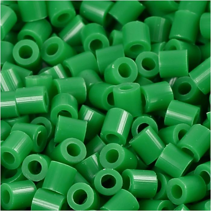 Photo Pearls, dim. 5x5 mm, diamètre intérieur 2,5 mm, medium, vert (16), 1100 pièces/ 1 Pq.