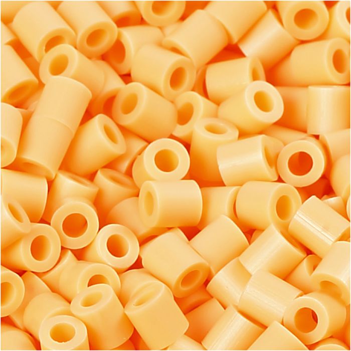 Photo Pearls, dim. 5x5 mm, diamètre intérieur 2,5 mm, medium, orange clair (26), 6000 pièces/ 1 Pq.