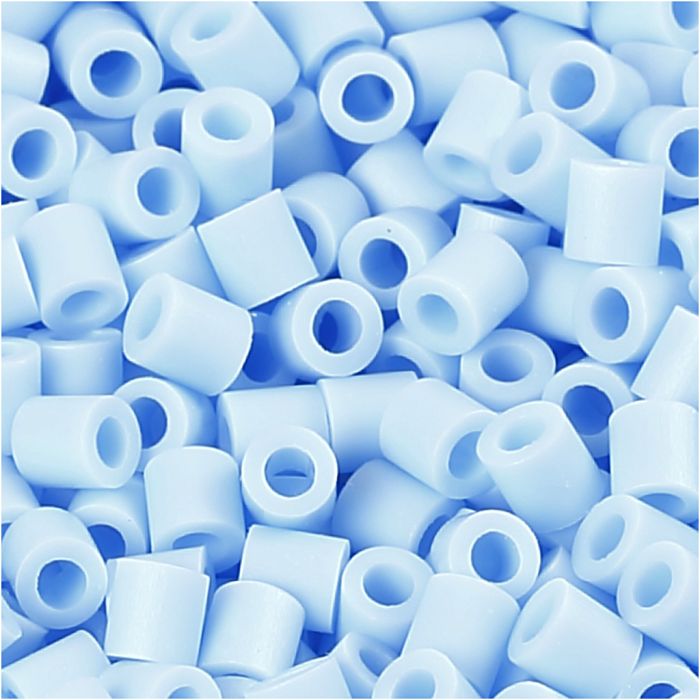 Photo Pearls, dim. 5x5 mm, diamètre intérieur 2,5 mm, medium, bleu clair (28), 1100 pièces/ 1 Pq.