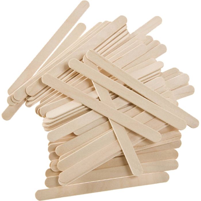 Bâtonnets de glace, L : 11.4 cm, L : 10 mm, naturel, 6400 gr, 5000 pièces/ 1 Pq.