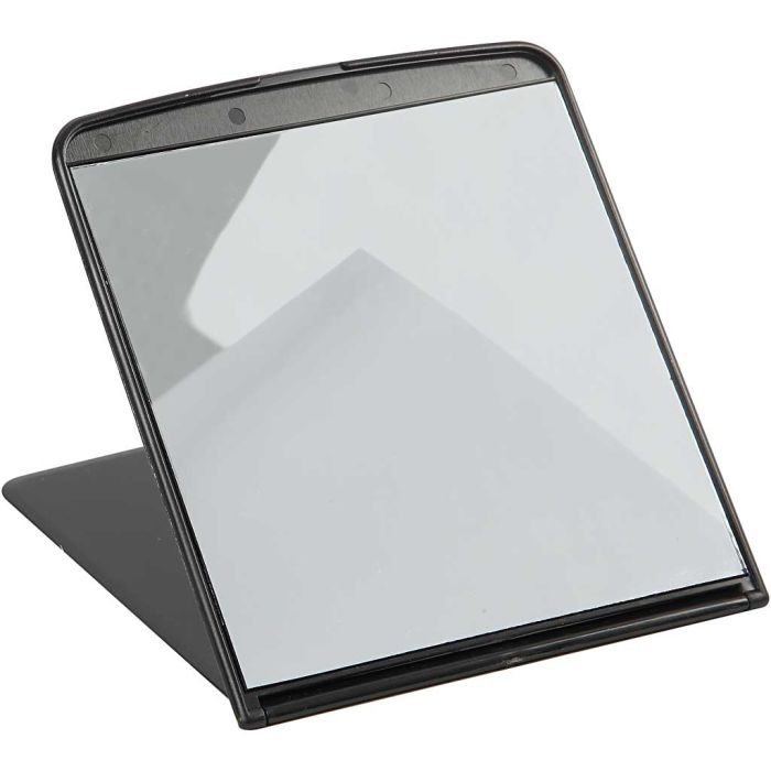 Miroir, H : 18 cm, L : 16 cm, 1 pièce