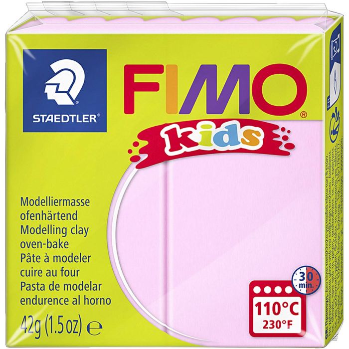 Pâte FIMO® pour Enfant, rose, 42 gr/ 1 Pq.