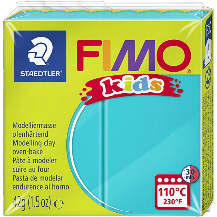 Pâte FIMO® pour Enfant, turquoise, 42 gr/ 1 Pq.